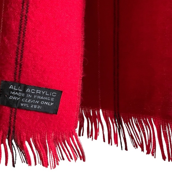 Men’s Plaid Scarf Made In France So Soft! - Picture 3 of 4